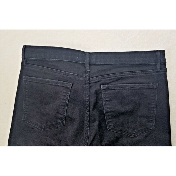 Loft Black Skinny Jeans Women's Size 31/12 Slim Pockets Stretch cotton blend - Picture 4 of 13